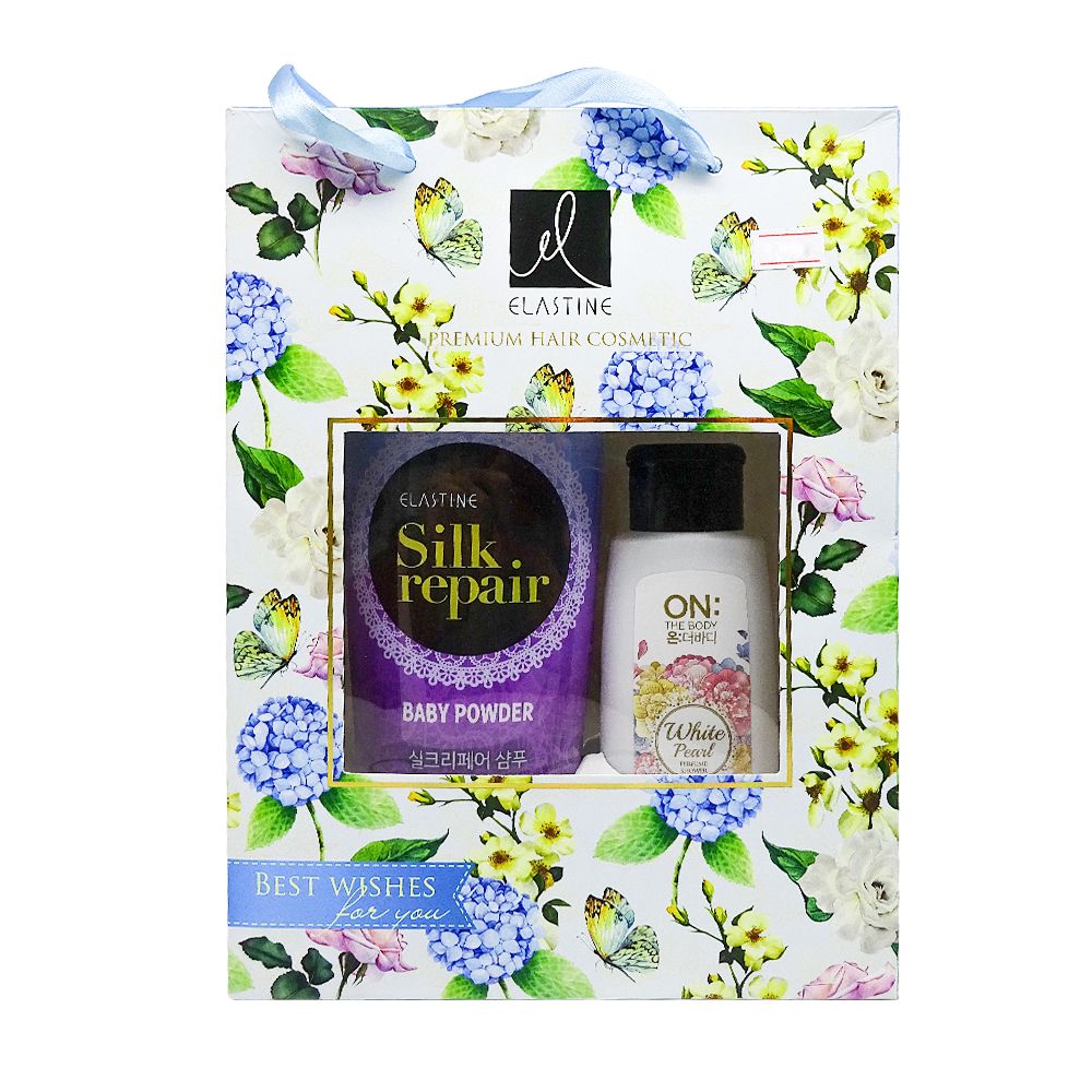 Hộp Quà Elastine ( Dầu Gội Elastine & Sữa Tắm On The Body)