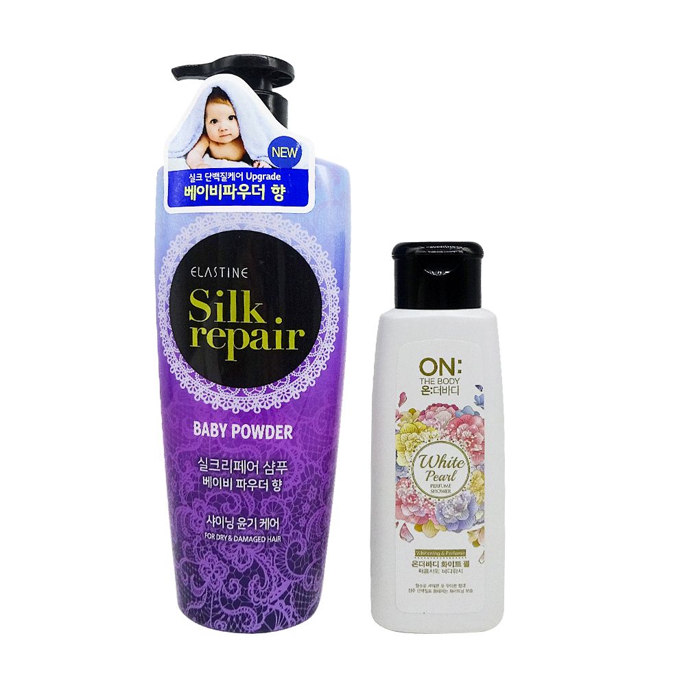 Hộp Quà Elastine ( Dầu Gội Elastine & Sữa Tắm On The Body)