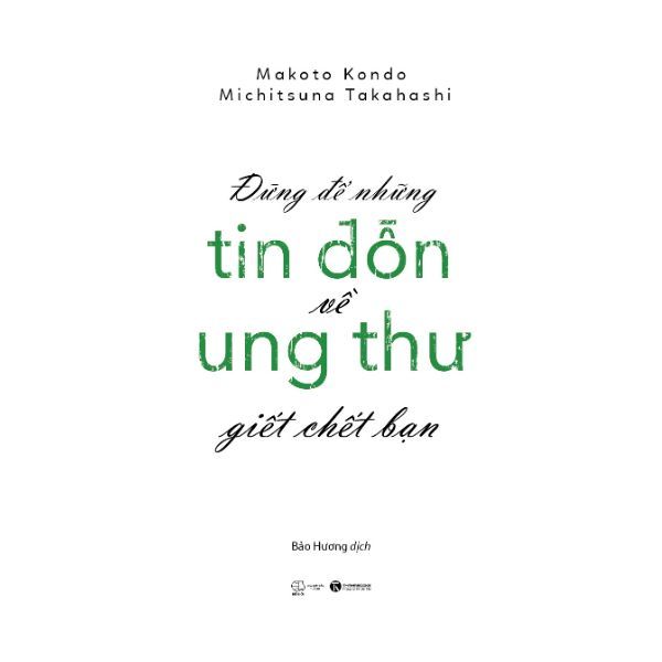 Đừng Để Những Tin Đồn Về Ung Thư Giết Chết Bạn