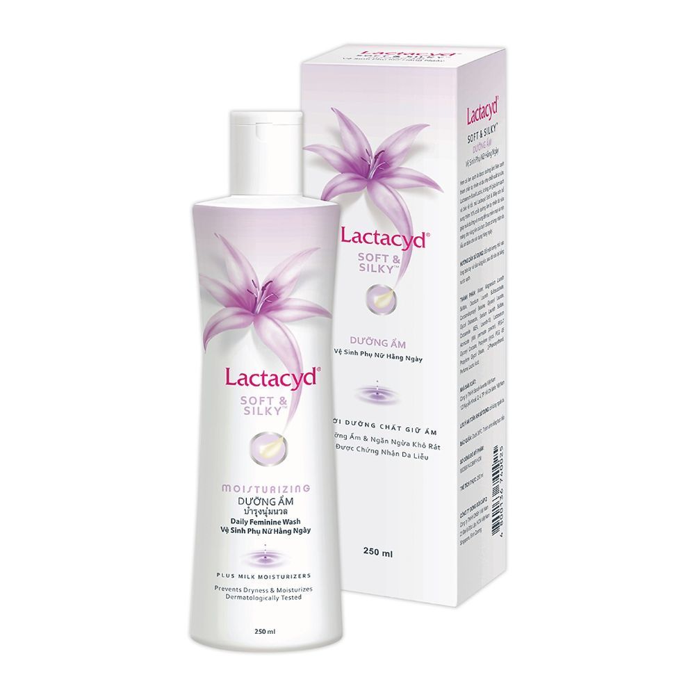 Dung Dịch Vệ Sinh Phụ Nữ Lactacyd Soft & Silky (250ml)