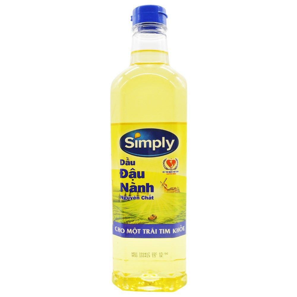  Dầu Đậu Nành Nguyên Chất Simply ( 1L ) 