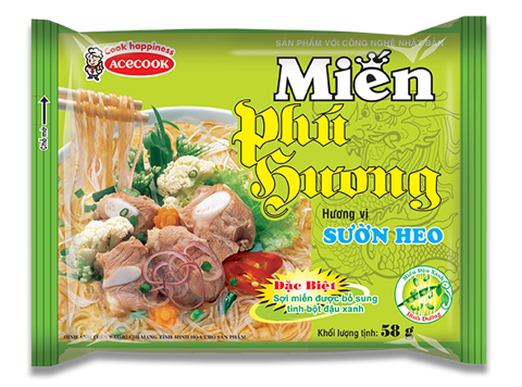 Miến Phú Hương Sườn Heo - Gói 58g