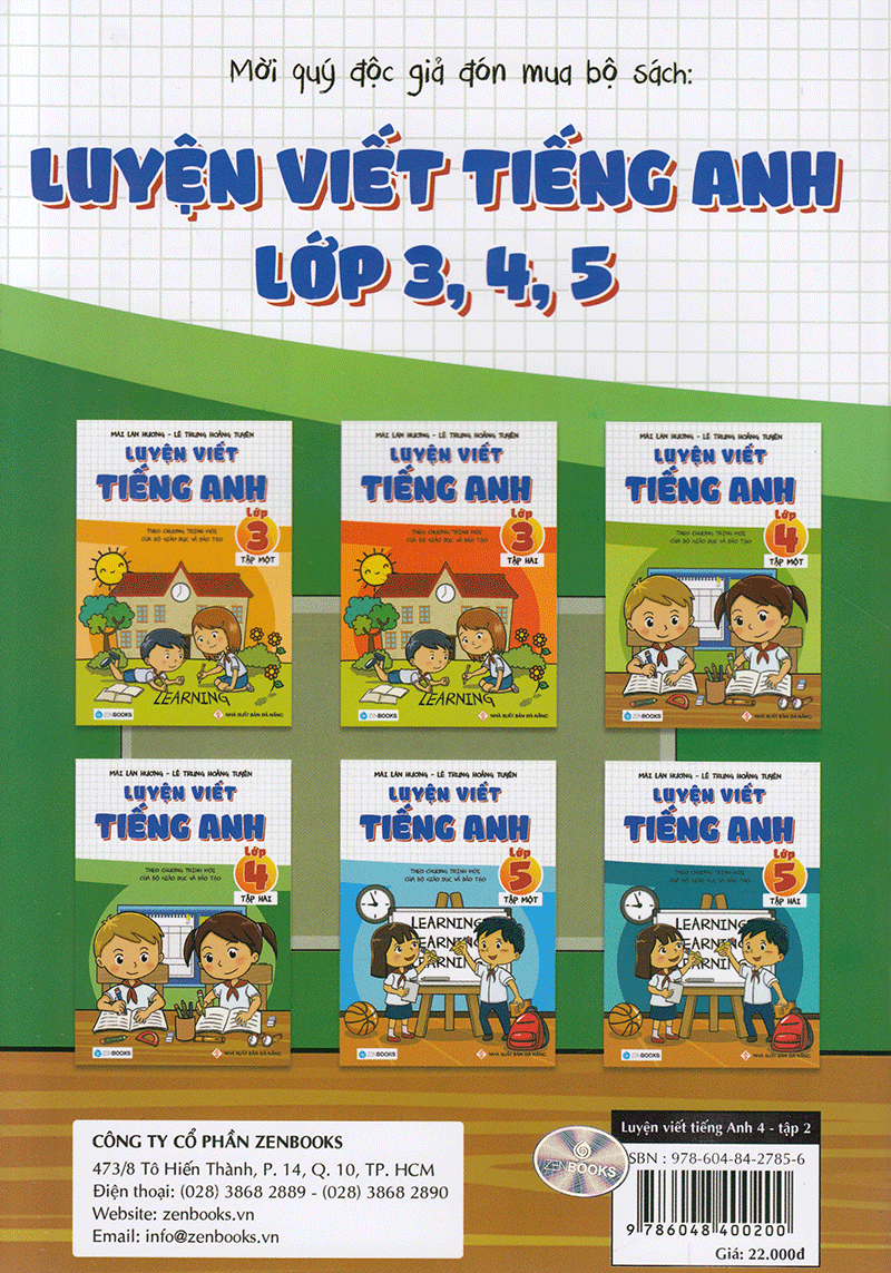 Luyện Viết Tiếng Anh Lớp 4 - Tập 2