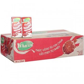 Sữa Chua Yomost Vị Lựu Đỏ Hộp 170ml