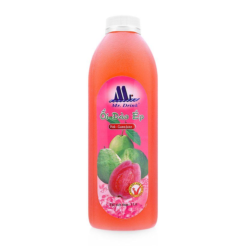 Chai Nước Ổi Đào Ép Mr.Drink (600ml)