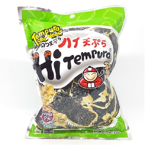 Bánh Snack Rong Biển Giòn Cậu Chủ (Taokaenoi) Vị Tempura Truyền Thống 25g