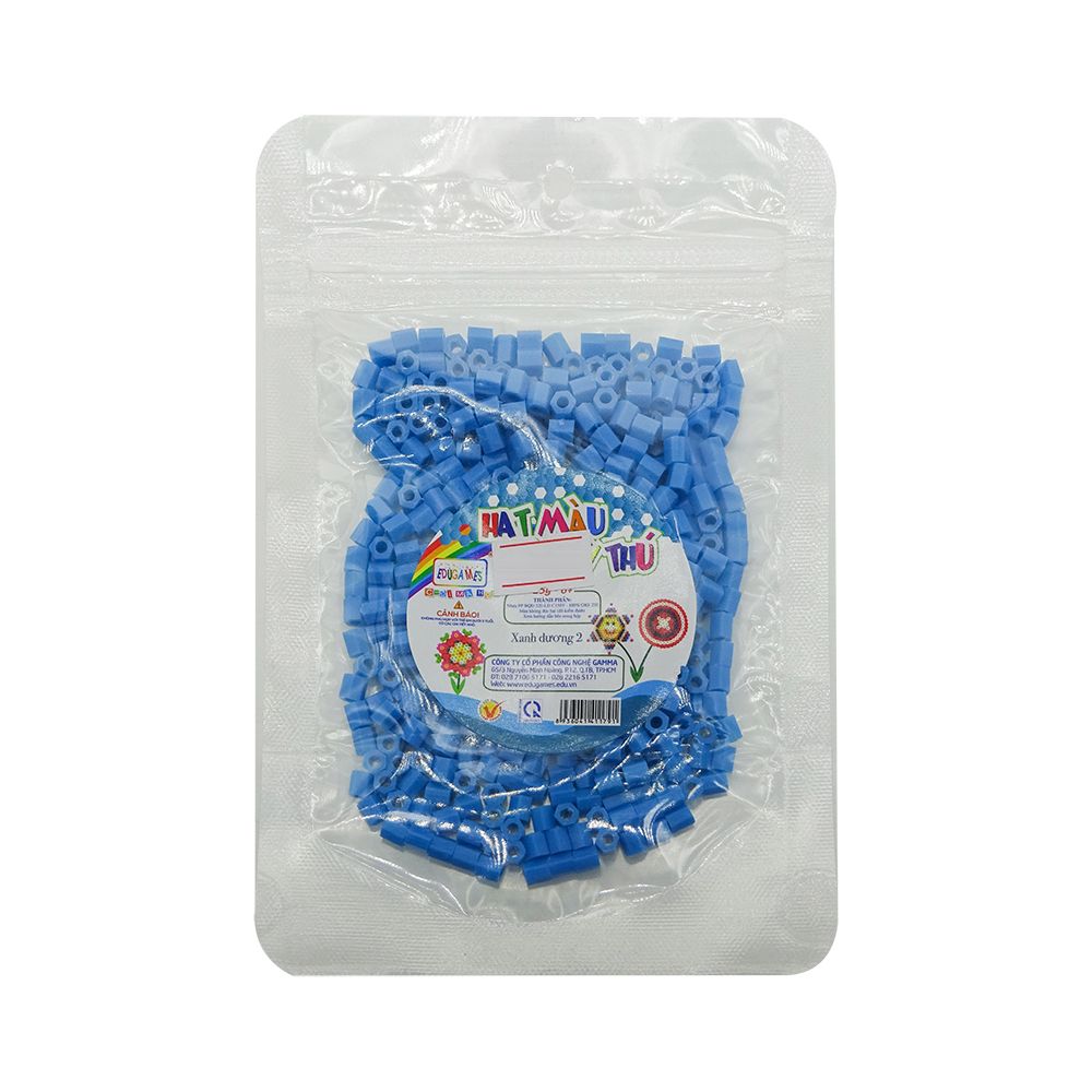 EDUGAMES Chơi Mà Học - Hạt Màu Kỳ Thú - Màu Xanh Dương 2 - 6+ (25g)