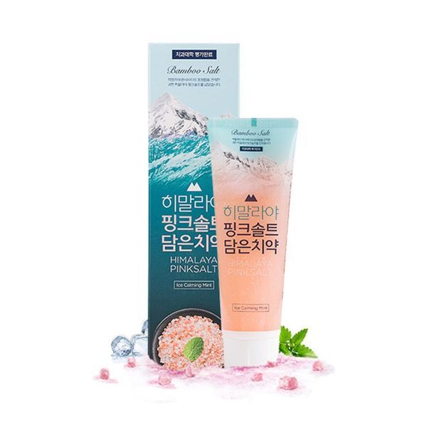Kem Đánh Răng Bamboo Salt Himalaya Pinksalt (100g) - Ice Calming Mint