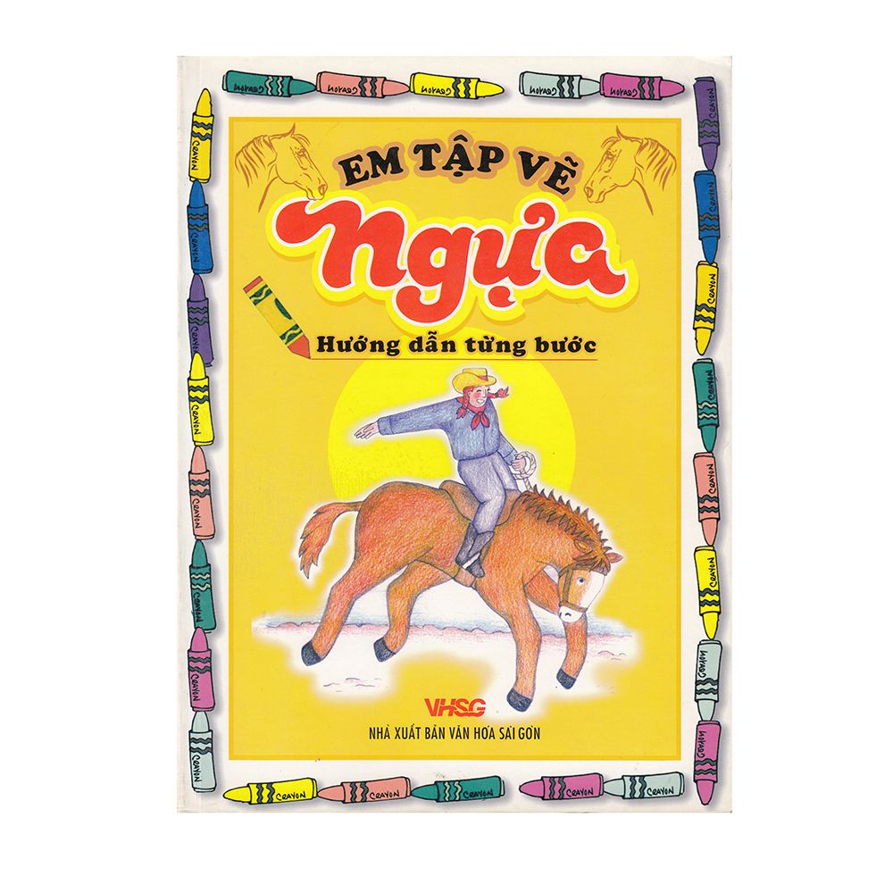 Em Tập Vẽ Ngựa Hướng Dẫn Từng Bước