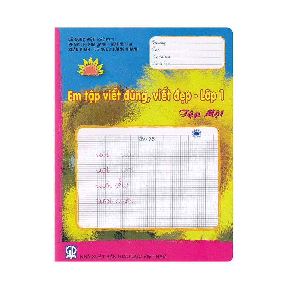 Em Tập Viết Đúng, Viết Đẹp Lớp 1 - Tập 1 (Tái Bản 2019)