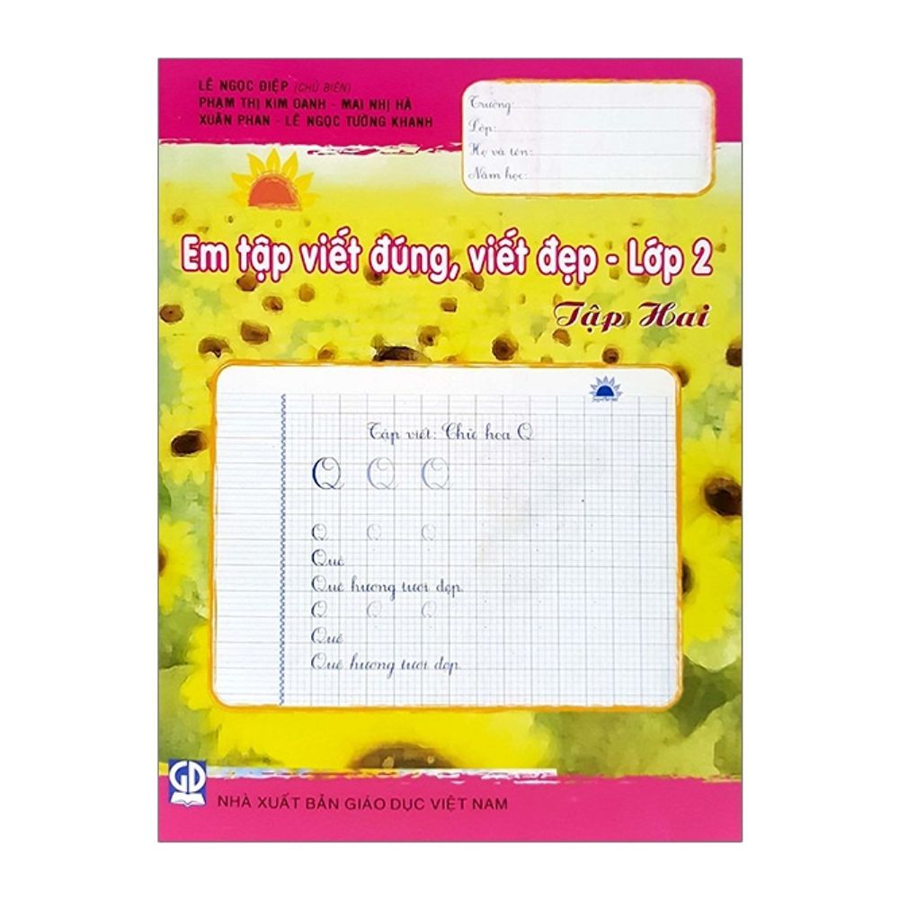 Em Tập Viết Đúng, Viết Đẹp Lớp 2 (Tập 2)