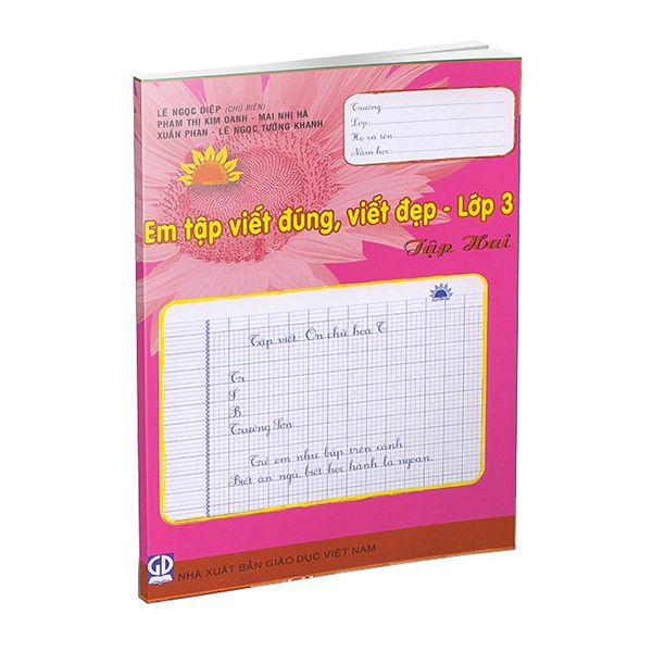 Em tập viết đúng, viết đẹp 3/2