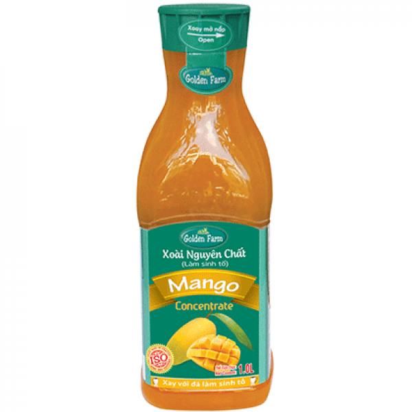 Golden Farm - Xoài Nguyên Chất (Làm Sinh Tố) (1L)