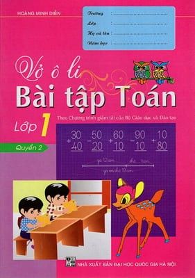 Vở Ô Li Bài Tập Toán Lớp 1 - Tập 2