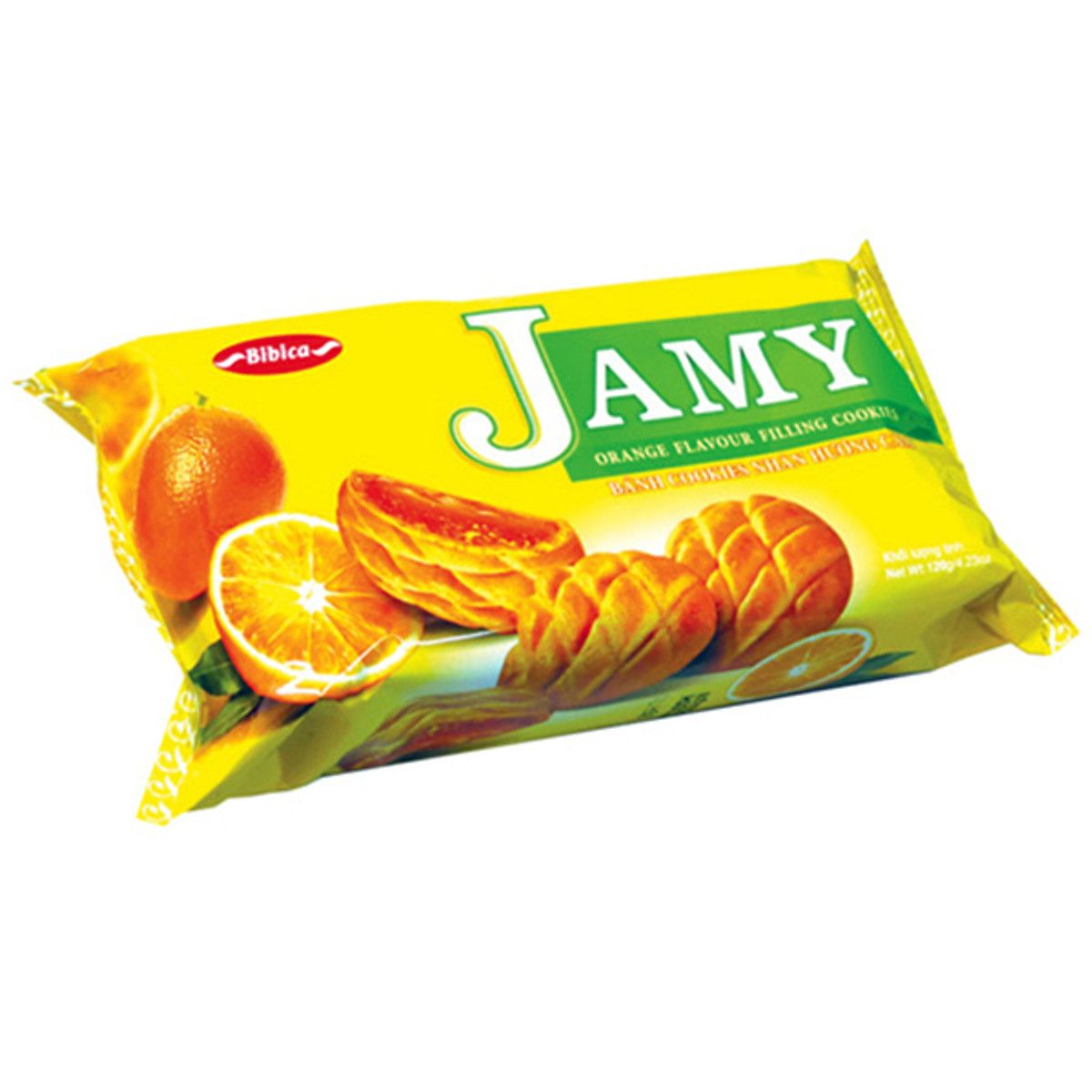 Bánh Jamy nhân mứt cam túi 120gr*30