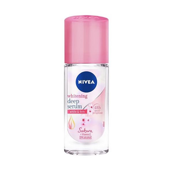 Lăn Ngăn Mùi Nivea Serum Sáng Mịn Hương Hoa Sakura - 40ml