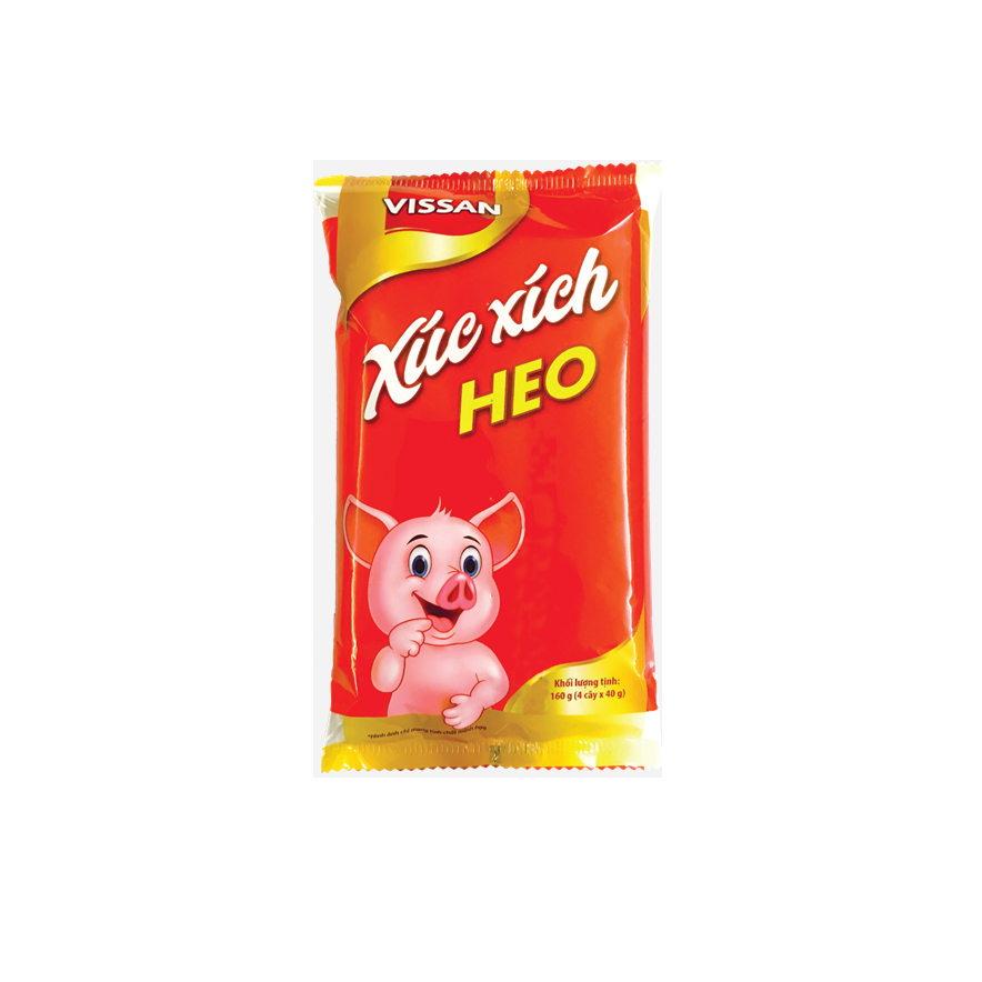 Xúc Xích Tiệt Trùng - 4 Câyx40gr/Bịch