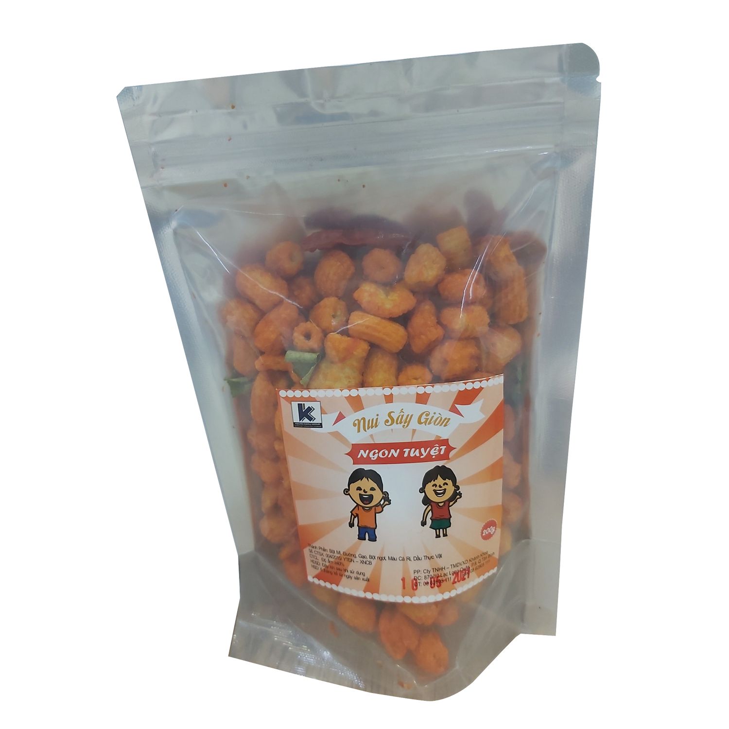 Nui Sấy Giòn Khô Bò - Khánh Khoa - 200g