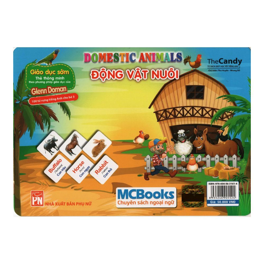 Flashcard Dạy Trẻ Theo Phương Pháp Glenn Doman - Động Vật Nuôi