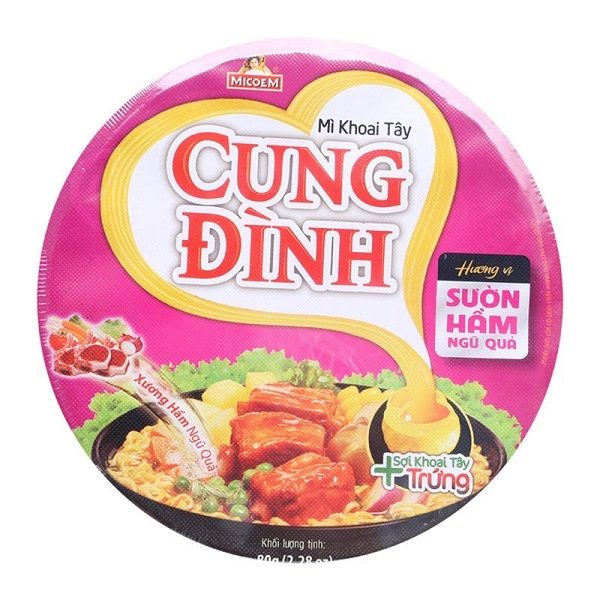 Mì cung đình bát sườn hầm ngũ quả*12