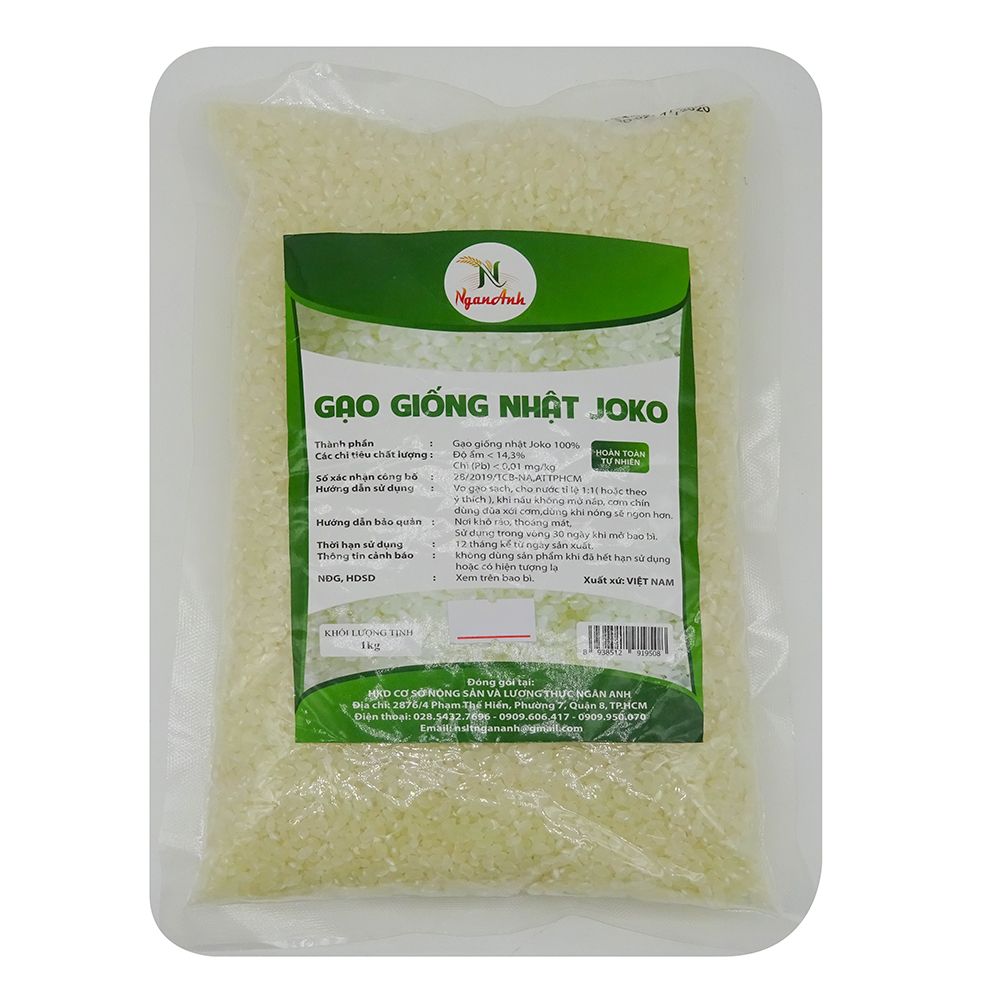 Gạo Giống Nhật Joko Ngân Anh (1kg)