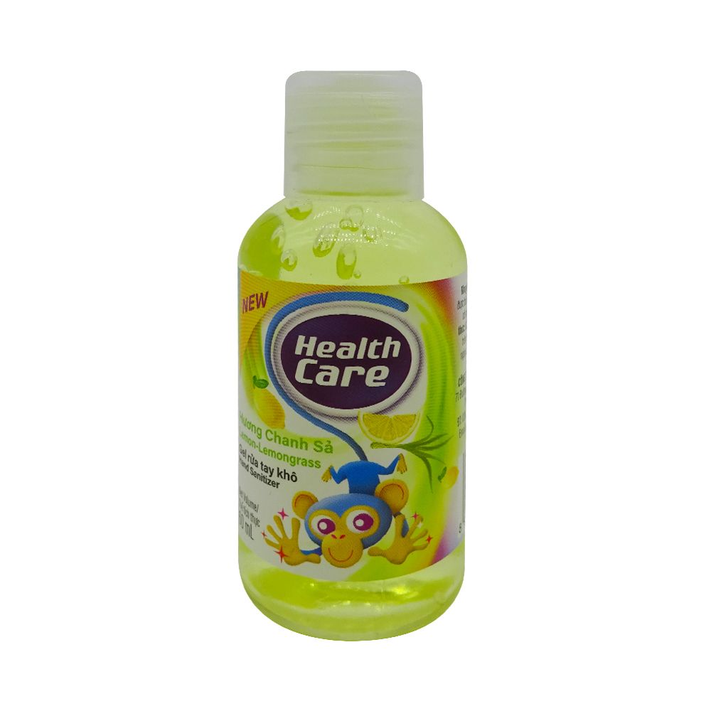 Gel Rửa Tay Khô Health Care - Hương Chanh Sả (60ml)