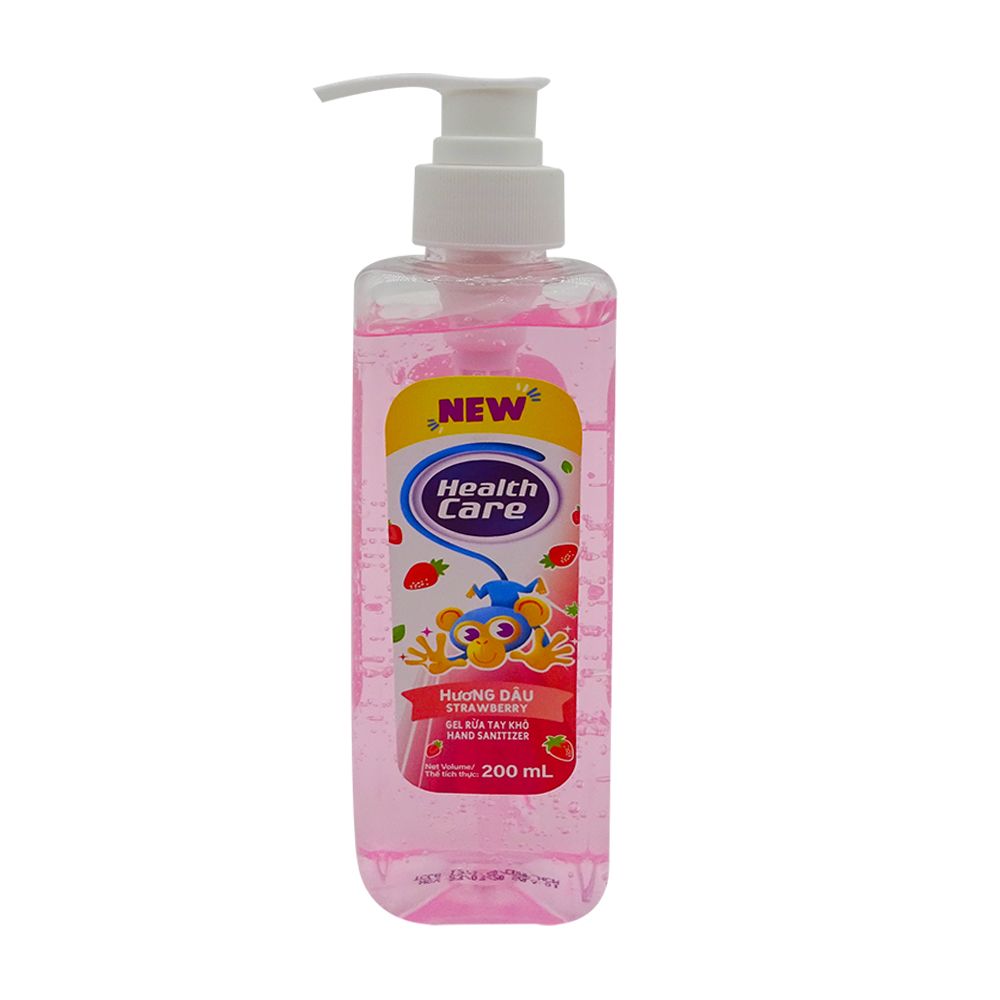Gel Rửa Tay Khô Health Care - Hương Dâu (200ml)
