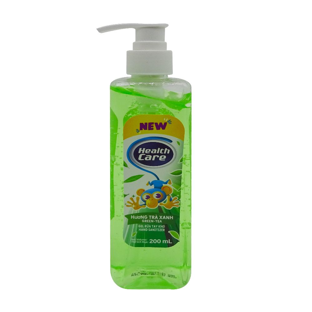 Gel Rửa Tay Khô Health Care - Hương Trà Xanh (200ml)