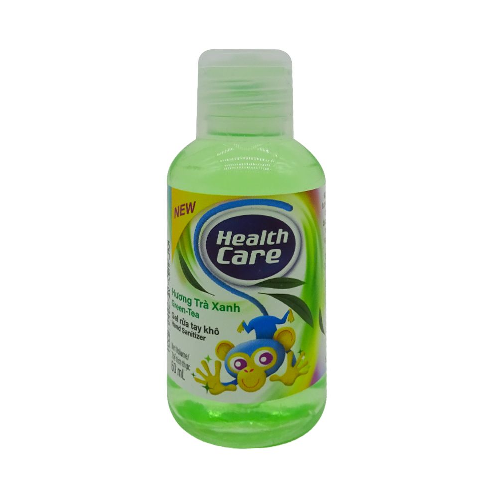Gel Rửa Tay Khô Health Care - Hương Trà Xanh (60ml)