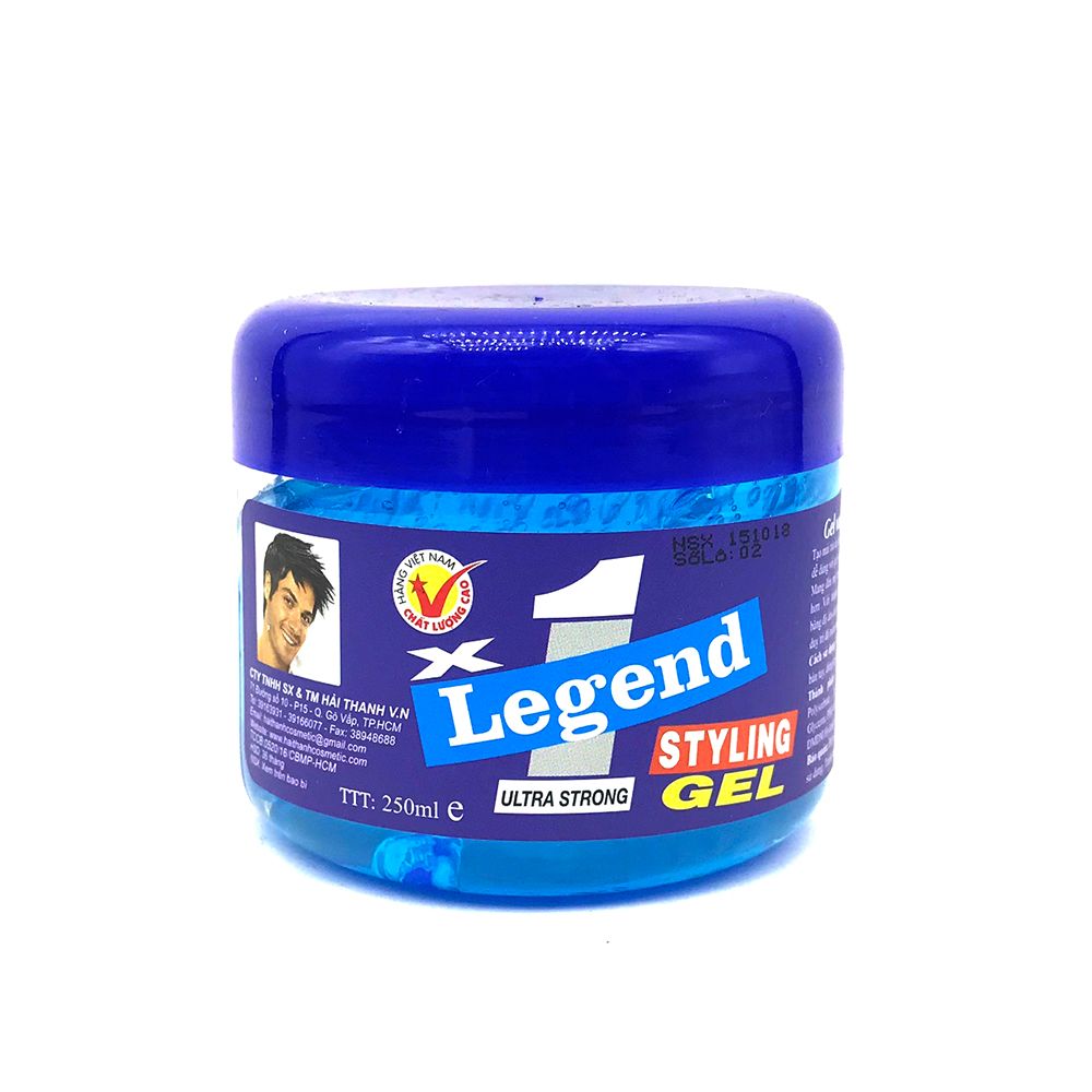 Gel Vuốt Tóc X-Legend - Màu Xanh (250ml)