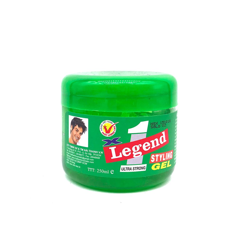 Gel Vuốt Tóc X-Legend - Màu Xanh Lá (250ml)