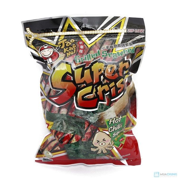 Bánh Snack Rong Biển Giòn Cậu Chủ (Taokaenoi) Vị Mực 24g
