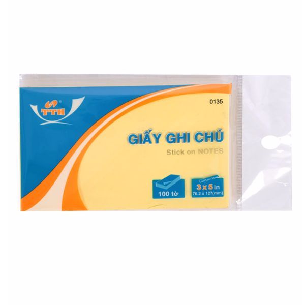 Giấy Ghi Chú TTH (3x5 in) - 0135