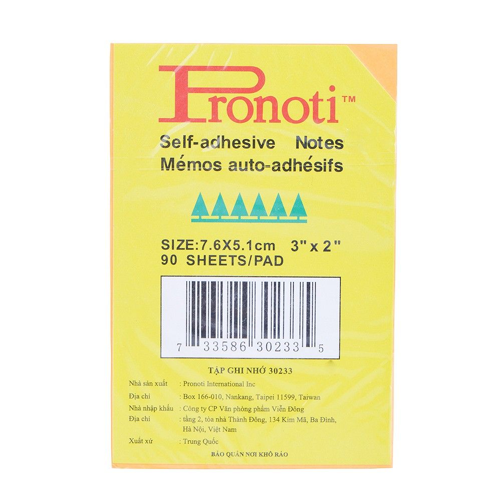 Giấy note Pronoti 30233