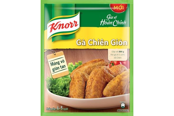 Gia Vị Hoàn Chỉnh Knorr Gà Chiên Giòn Gói (30g)