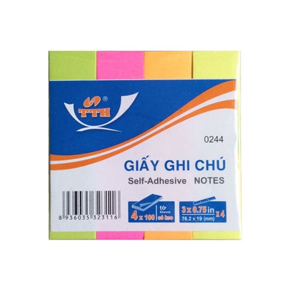 Giấy Ghi Chú TTH (3x0.75 in) - 0244