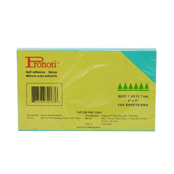 Giấy note Pronoti 3x5 (32063)