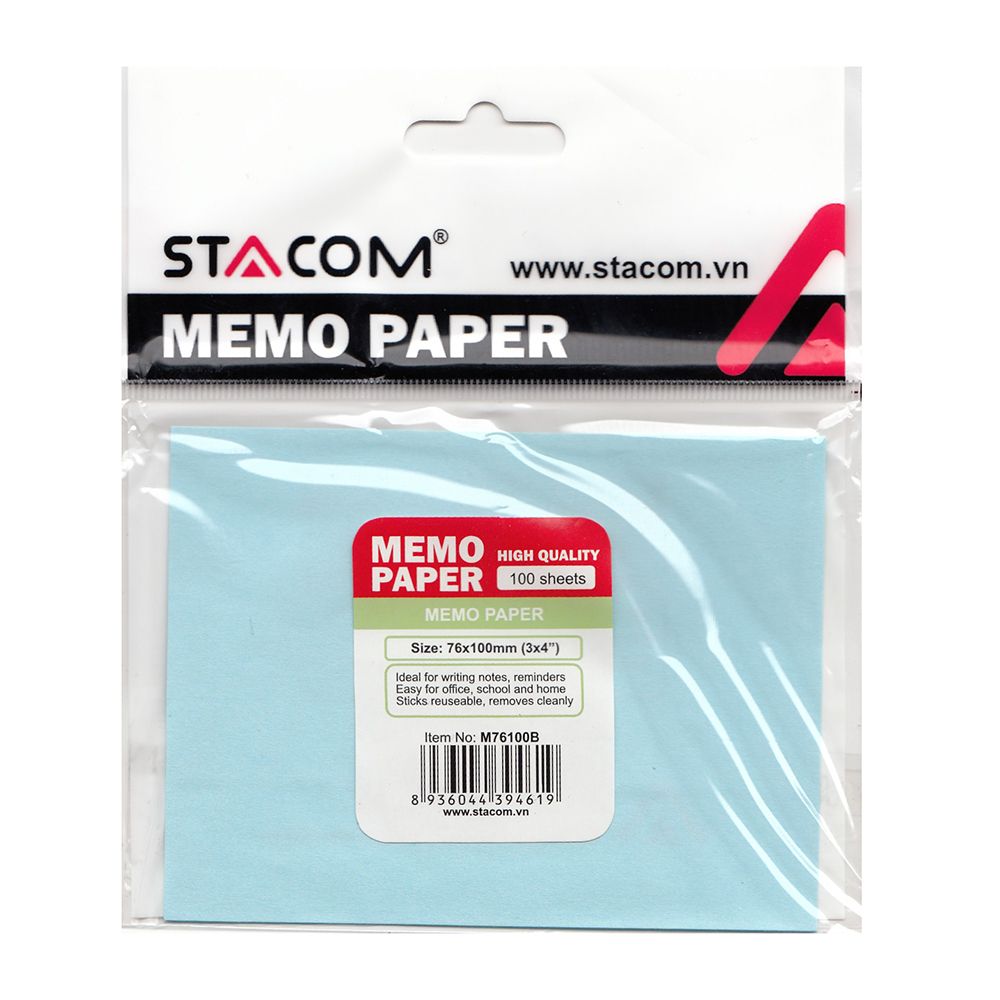 Giấy Note Stacom M76100B (76 x 100 mm)