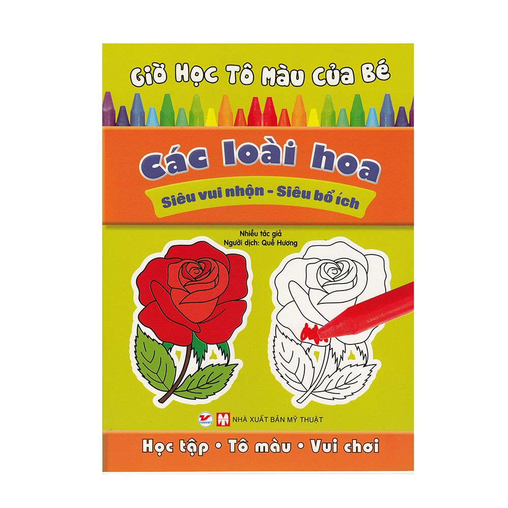 Giờ Học Tô Màu Của Bé - Các Loài Hoa