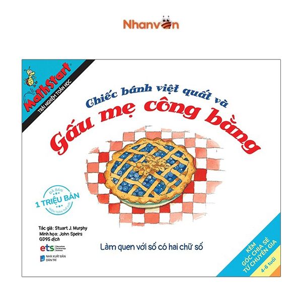 Mathstart Trải Nghiệm Toán Học - Chiếc Bánh Việt Quất Và Gấu Mẹ Công Bằng