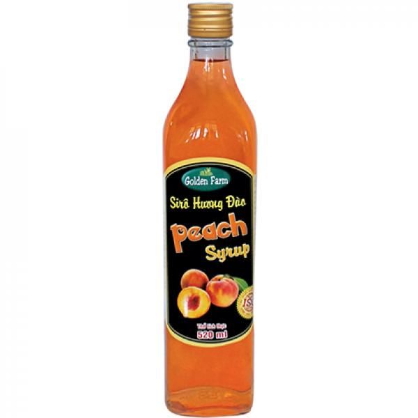 Golden Farm - Siro Hương Đào (520ml)