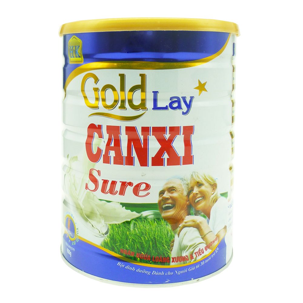 Goldlay Canxi Sure Ngăn Ngừa Loãng Xương Và Tiểu Đường Hộp 900g