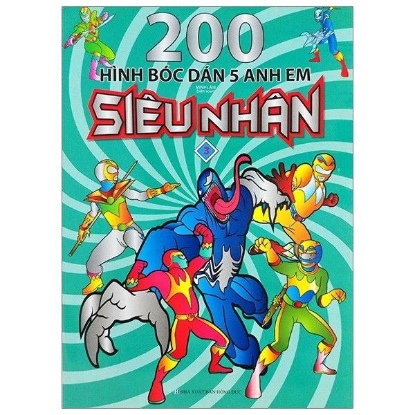 200 Hình Bóc Dán 5 Anh Em Siêu Nhân - Tập 3