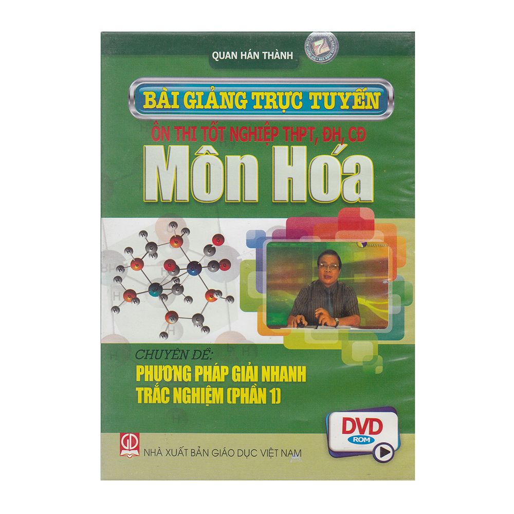 DVD Bài Giảng Trục Tuyến Ôn Thi Tốt Nghiệp THPT, ĐH, CĐ Môn Hóa - Chuyên Đề: Phương Pháp Giải Nhanh Trắc Nghiệm (Phần 1)