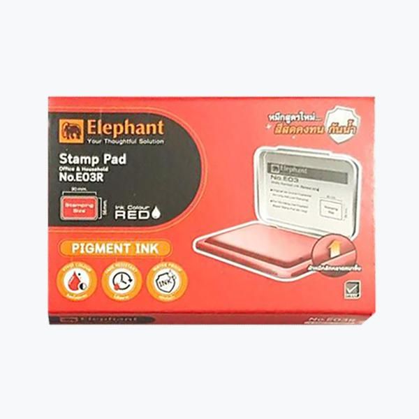 Hộp Dấu Kim Loại E03R - Màu Đỏ