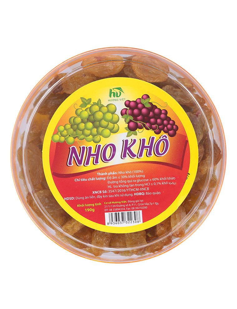 Hộp Nho Khô Hương Việt (150g)