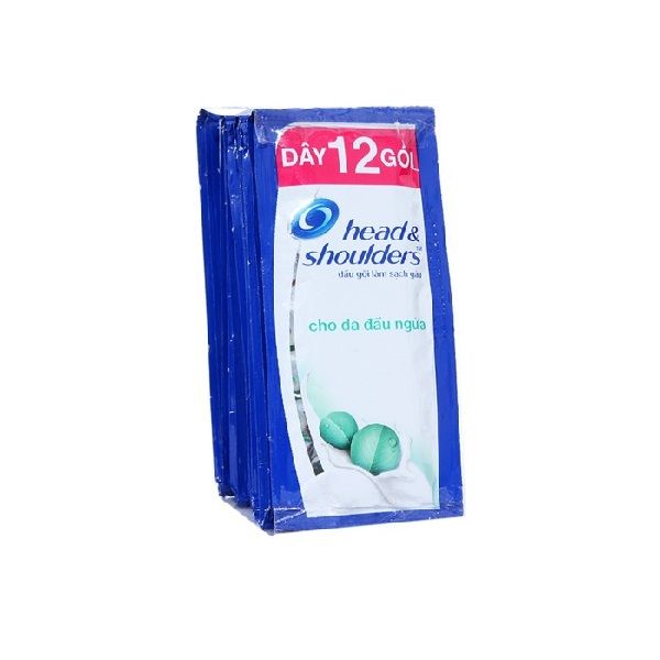 Dầu Gội Head & Shoulders Dầu Gội Làm Sạch Gầu Cho Da Đầu Ngứa Dây 12 Gói