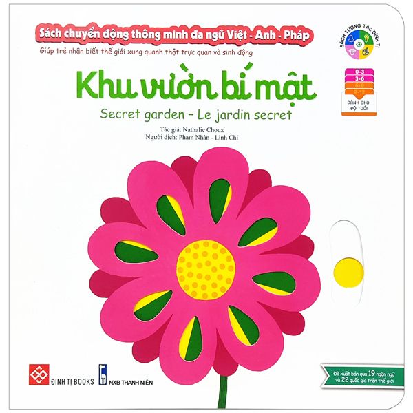 CĐTM Đa Ngữ Việt - Anh - Pháp - Khu Vườn Bí Mật - Secret Garden - Le Jardin Secret