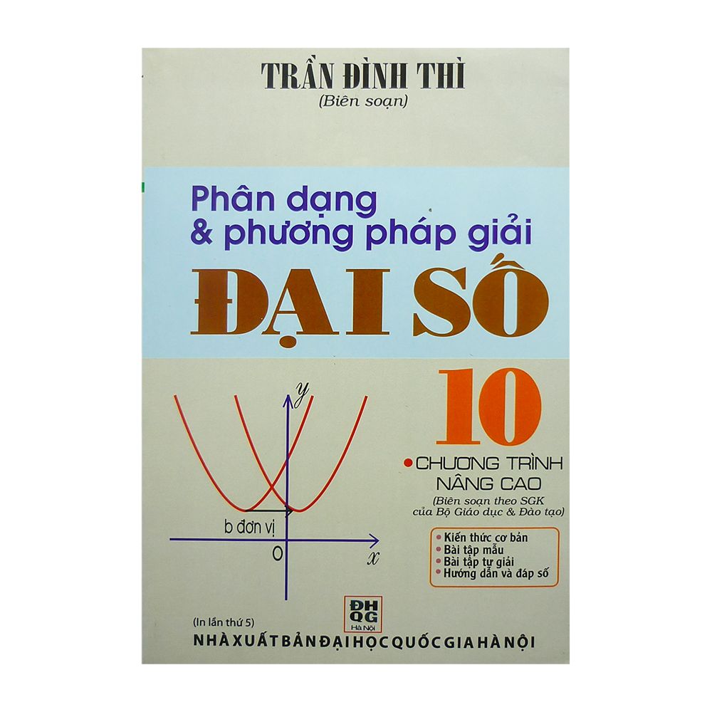 Phân Loại Và Phương Pháp Giải Đại Số Lớp 10 (Chương Trình Nâng Cao)