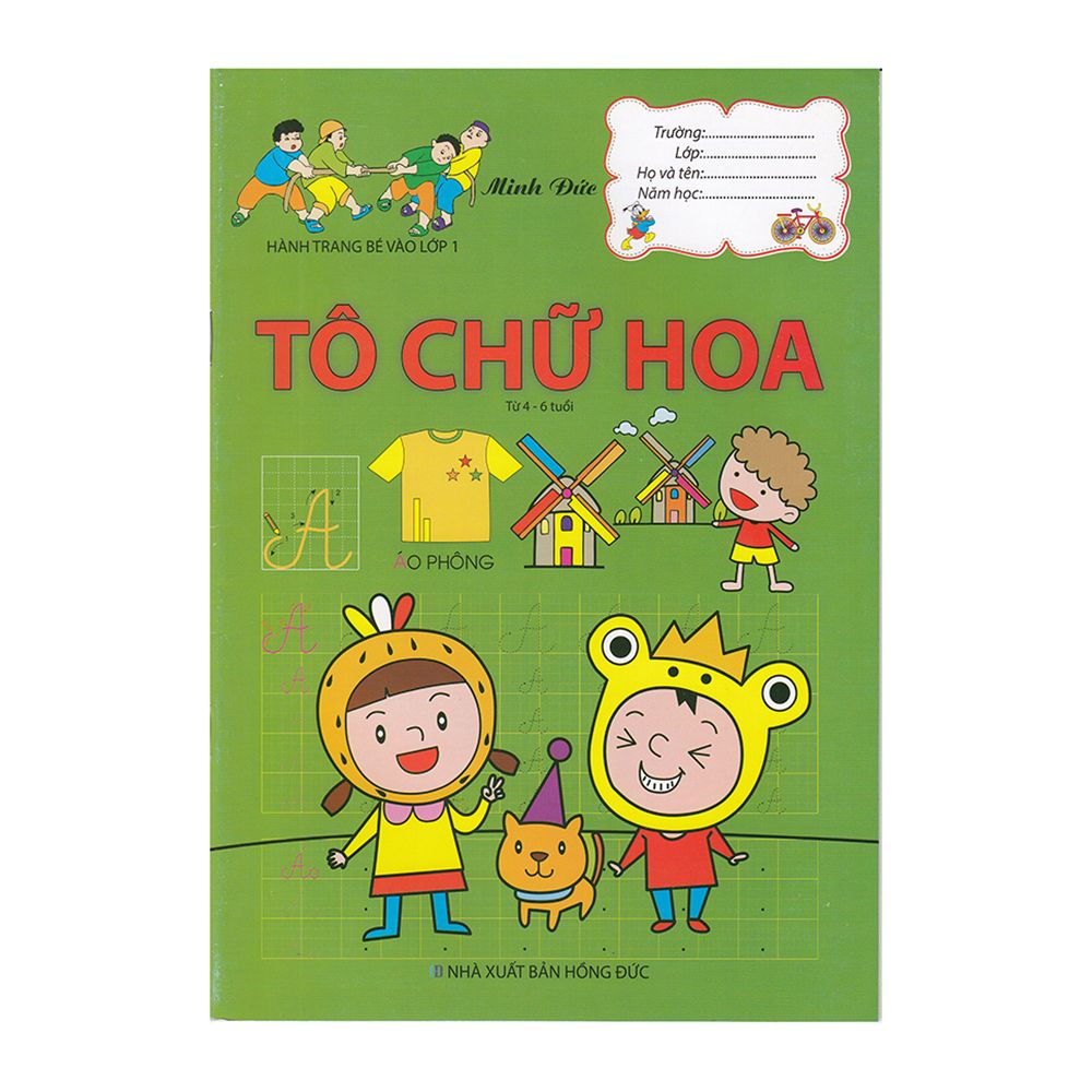Hành Trang Bé Vào Lớp 1 - Tô Chữ Hoa